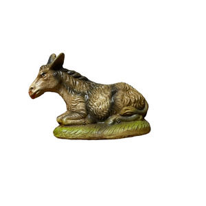 Made In Italy Nativity Scene Donkey Figurine 3.5" Christmas Holiday Jesus Birth